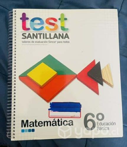 Libro texto test matemáticas Santillana