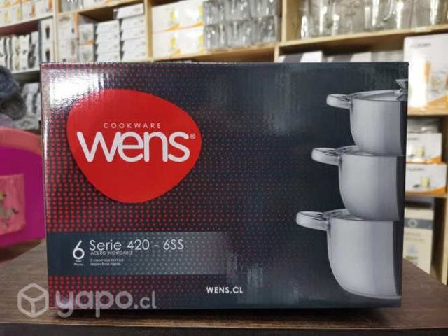 OLLAS SET de 6 PIEZAS BATERIA de COCINA WENS