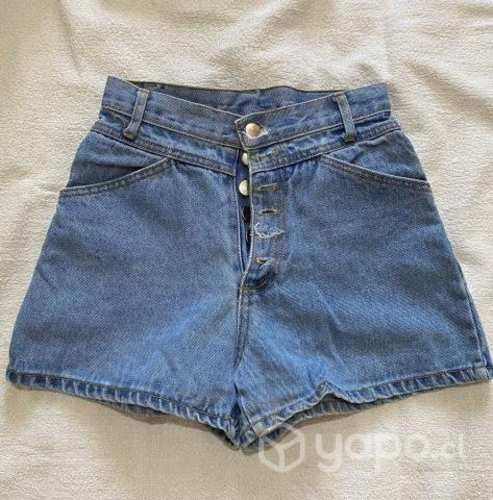Short de jeans U.S.A tiro alto marca joy talla S/M