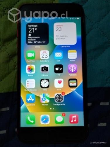 IPhone 8 plus, product RED, rojo