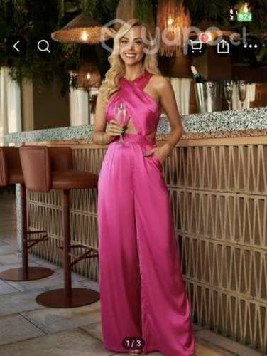 Enterito fucsia . Mono fucsia fiesta