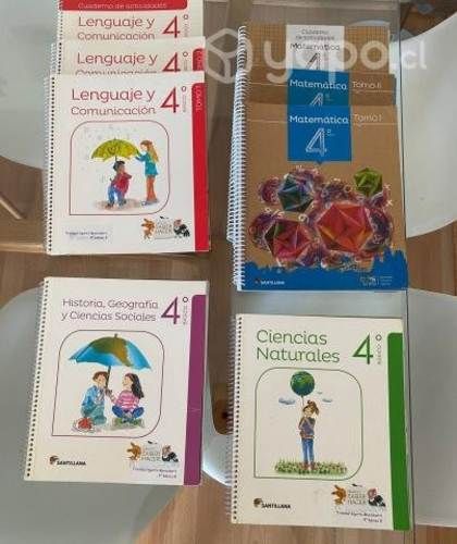 Textos 4 básico /SANTILLANA. EXCELENTE ESTADO