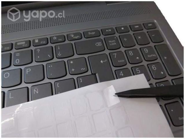 Sticker teclado Coreano hangul fondo transparente