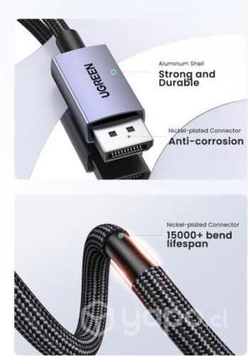 Cable Display Port 2 metros versión 2.1