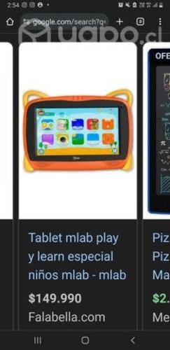 Tablet niños semi nueva