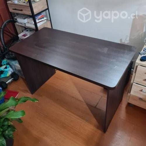 Escritorio Mediano Madera Cafe Oscuro