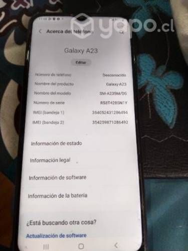 Celular Samsung a23