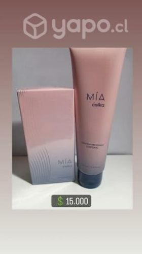 Perfume mía + loción corporal
