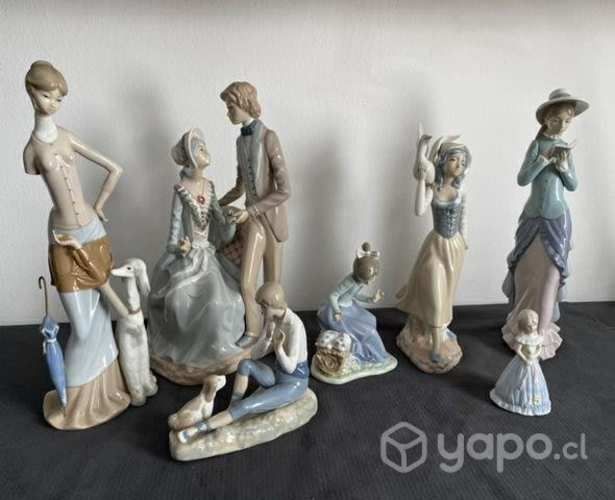 Lote de porcelanas Lladró y Casades