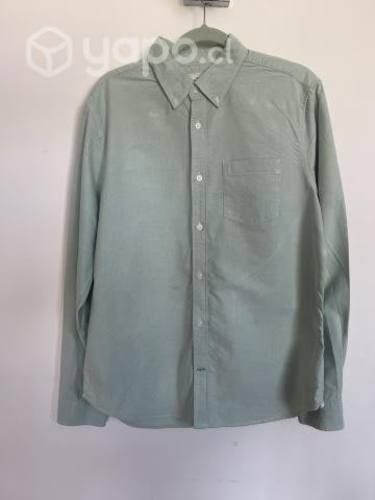 Camisa Gap Hombre Verde Agua Talla L
