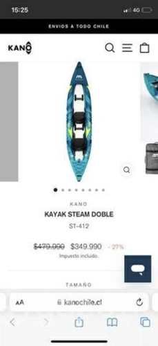 Kayak doble Steam Kano - NUEVO, sin uso
