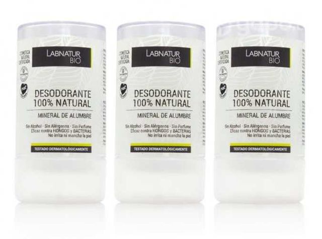 Pack x3 Desodorante Piedra Alumbre 100% Labnatur