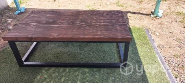 Mesa de CENTRO nueva fabricada en madera y fierro