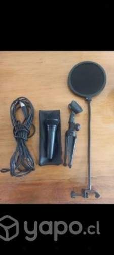Micrófono más todo lo que se en foto