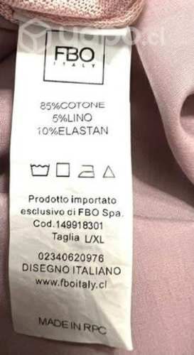 Vestido Elástico Marca FBO Italy Talla M/L Rosa