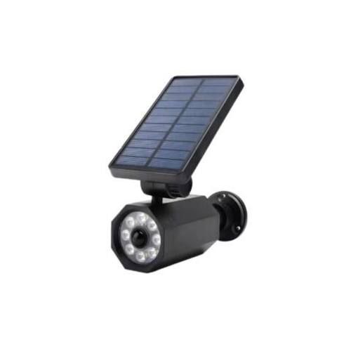 Foco Solar Led Con Sensor Color Negro