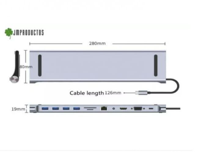 Hub 11 En 1 Usb Tipo C Usb-c