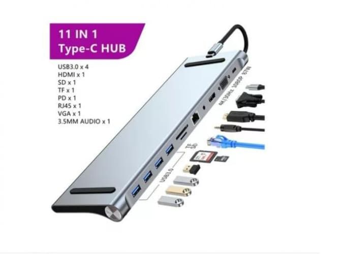 Hub 11 En 1 Usb Tipo C Usb-c