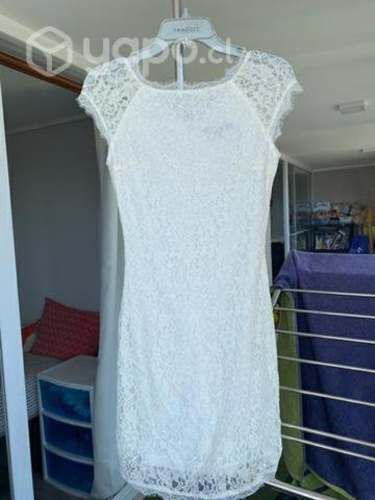 Vestido macrame blanco invierno