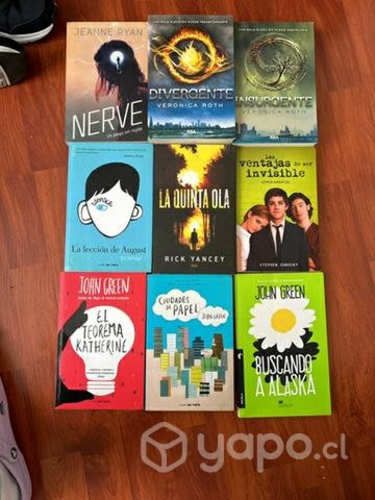 Libros divergente insurgente quinta ola john green