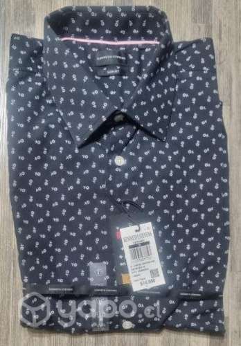 Camisa Kenneth Stevens Negra con diseños