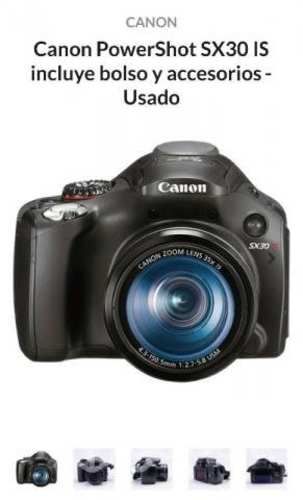 Cámara Canon SX30 IS