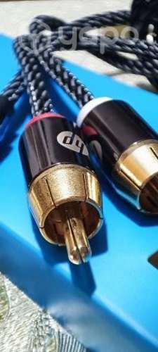 Cable HP Auxiliar Pro 3.5mm a RCA, Largo 1.5 Metro