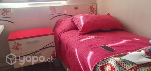 Velador y respaldo cama 1 plaza