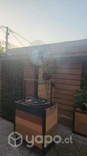 Ventilador 18" conexion agua a manguera