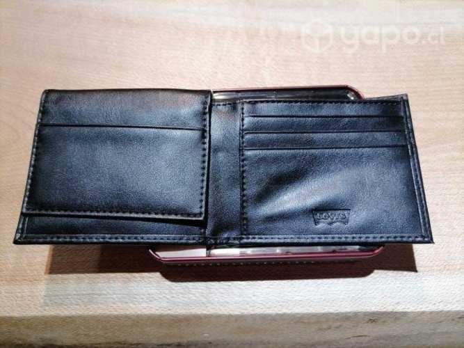 Levis billetera hombre negra nueva
