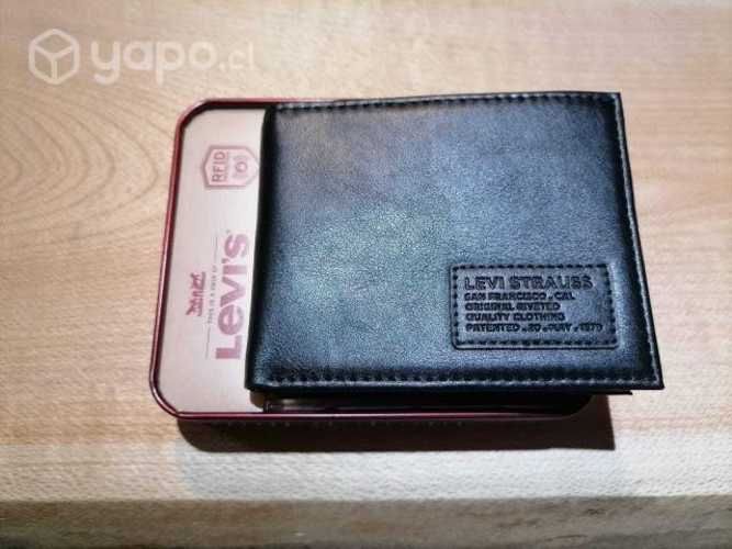 Levis billetera hombre negra nueva