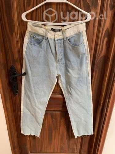 Pantalón Jeans bicolor Corona