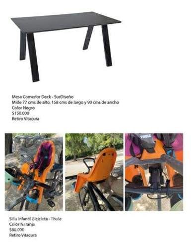 Mesa Comedor, Silla Bici, Macetero