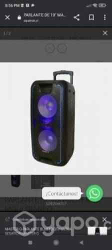 Parlante MasterG Disponible (agotado en tiendas)