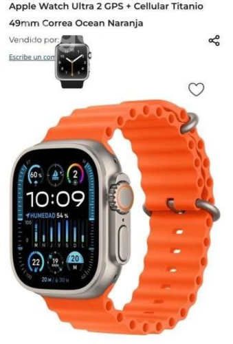 Apple Watch Ultra 2 GPS + Cellular Titanio 49mm Co