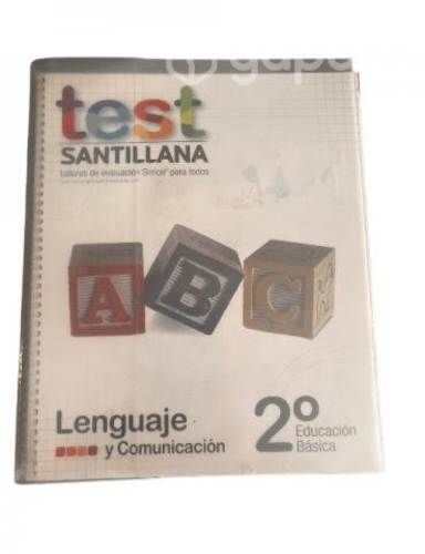 Libro Test Santillana Lenguaje 2 Básico