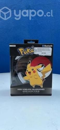 Audífonos Pokemon Bluetooth Niños