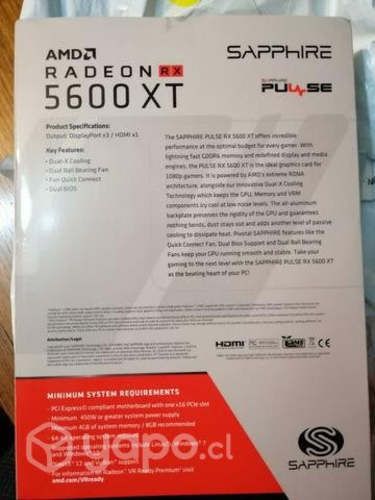 Pc/torre gaming gpu rx 5600XT