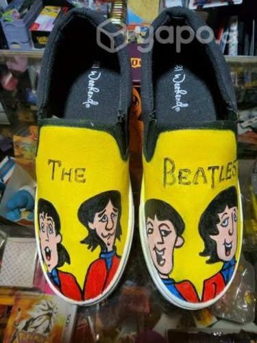 Zapatillas pintadas 100% a mano, también a pedido