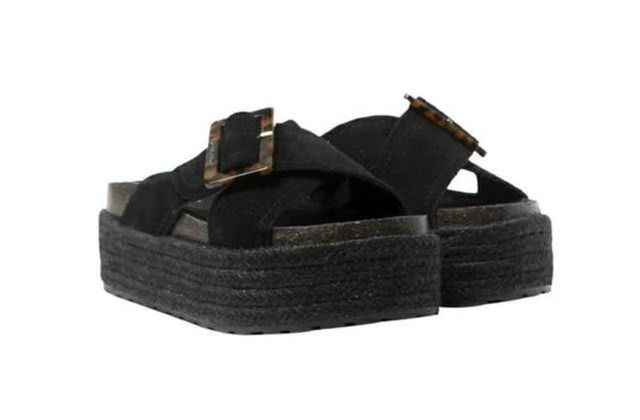 Sandalias Romano negras 35