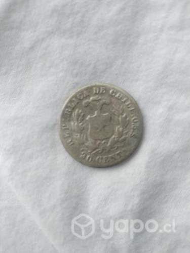 Monedas antiguas plata