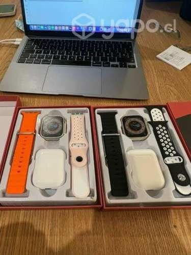 Smartwatch Ultra 8 + 2 Correas + Audífonos