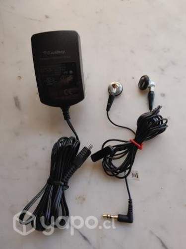 Cargador BlackBerry y manos libres