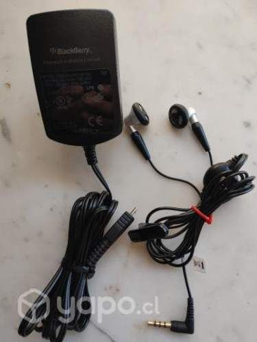Cargador BlackBerry y manos libres