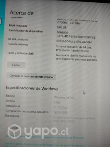 Pc de escritorio lenovo thinkcentre
