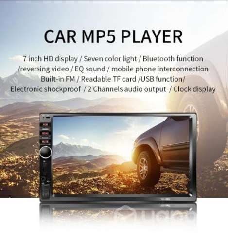 Radio bluetooth pantalla touch HD de 7 pulgadasMP5