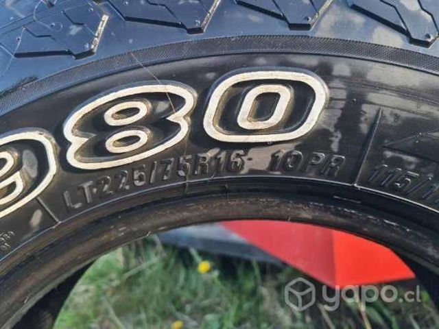 1 neumatico Marca Bravo A/T LT 225/75/R16