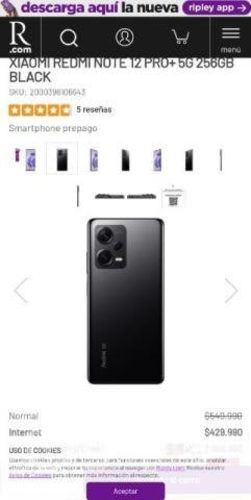 Celular un mes de uso redmi 12pro 5g