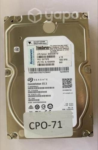 4TB 3.5'' SAS SEAGATE LENOVO Constellation