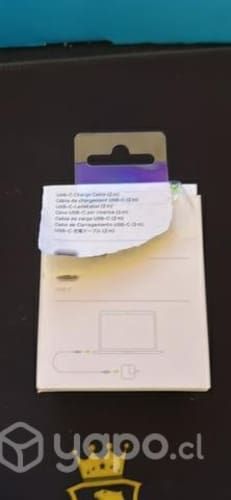 Cargador iphone USB-C 2m